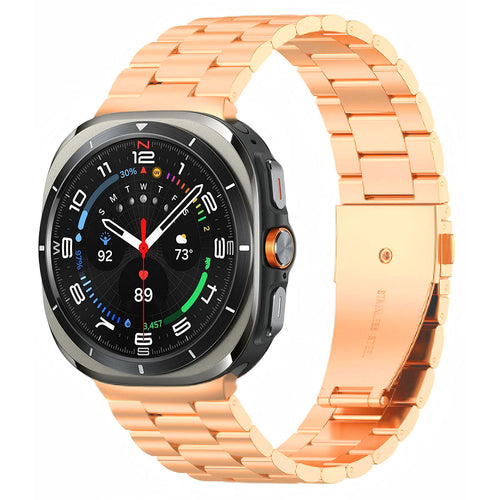 ​​Galaxy Watch 8 Zore KRD-04 Metal Kordon - Rose Gold