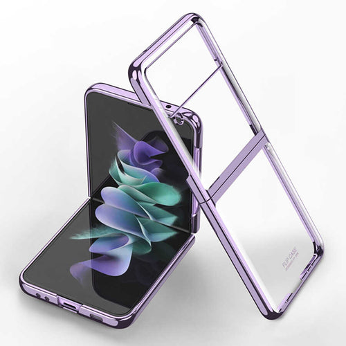 Galaxy Z Flip 3 Kılıf Zore Kıpta Kılıf - Mor