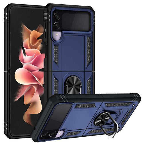 Galaxy Z Flip 3 Kılıf Zore Vega Kılıf - Mavi