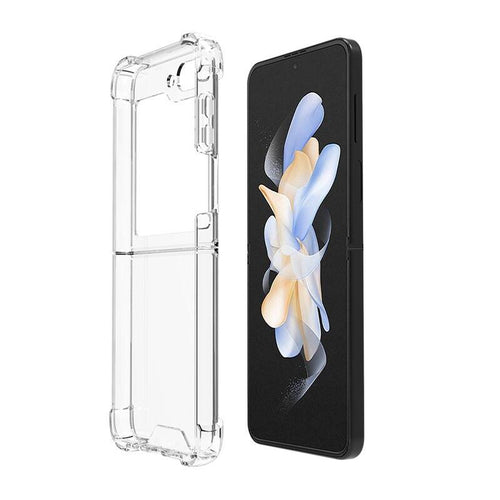 Galaxy Z Flip 5 Kılıf Zore Nitro Anti Shock Silikon - Renksiz