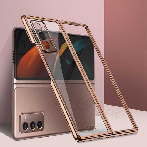 Galaxy Z Fold 2 Kılıf Zore Kıpta Kılıf - Rose Gold