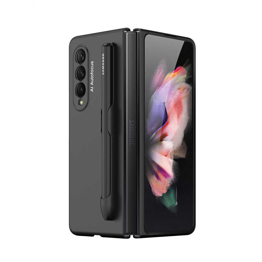 Galaxy Z Fold 3 Kılıf Zore Espen Kılıf - Siyah