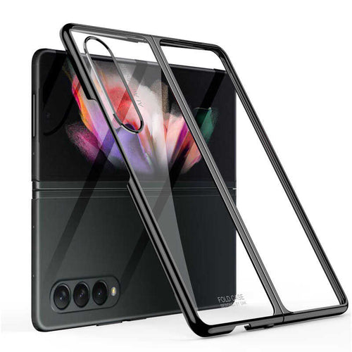 Galaxy Z Fold 3 Kılıf Zore Kıpta Kılıf - Siyah