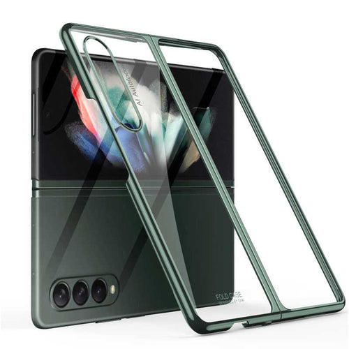 Galaxy Z Fold 3 Kılıf Zore Kıpta Kılıf - Koyu Yeşil