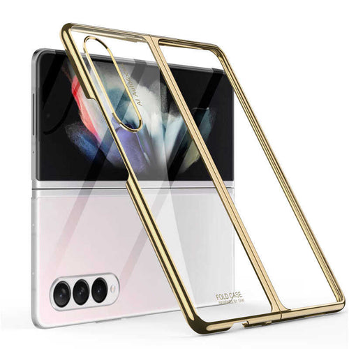 Galaxy Z Fold 3 Kılıf Zore Kıpta Kılıf - Gold