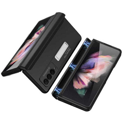 Galaxy Z Fold 3 Kılıf Zore M-Magnet Kılıf - Siyah
