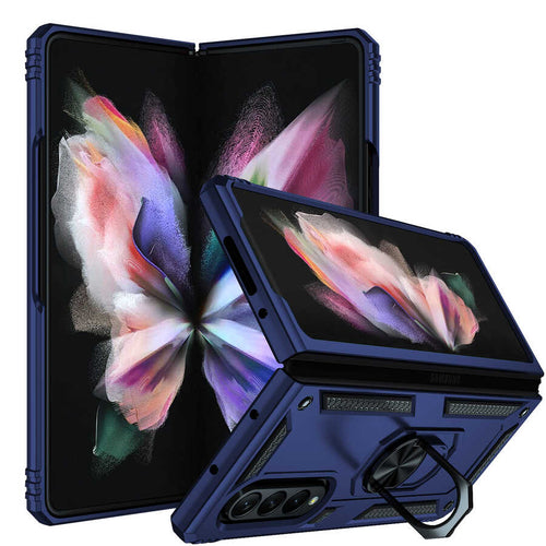 Galaxy Z Fold 3 Kılıf Zore Vega Kılıf - Mavi