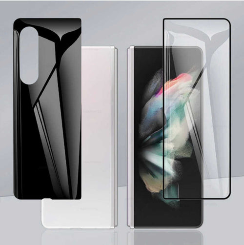 Galaxy Z Fold 3 Zore 2.5D Glass Ekran Koruyucu - Siyah