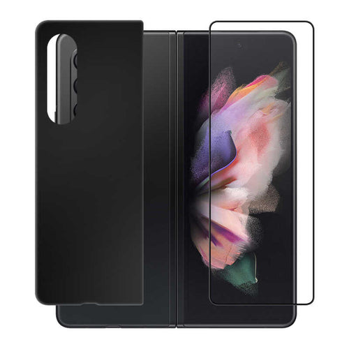 Galaxy Z Fold 3 Zore 3D Side Glass Ekran Koruyucu - Siyah