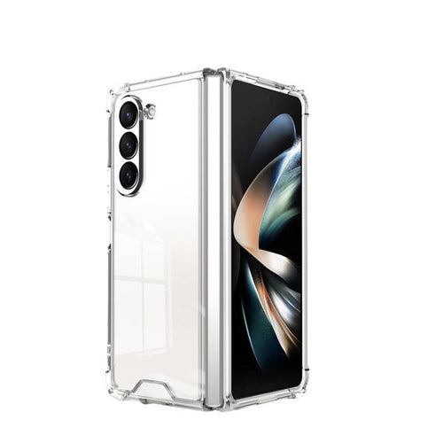 Galaxy Z Fold 5 Kılıf Zore Nitro Anti Shock Silikon - Renksiz
