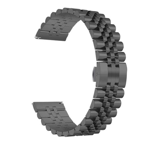 Gear S3 KRD-36 22mm Metal Kordon - Siyah