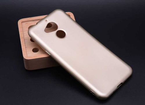 General Mobile 8 Kılıf Zore Premier Silikon Kılıf - Gold