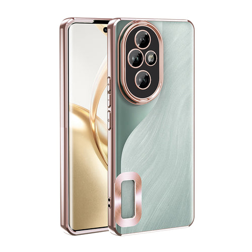 Honor 200 Kılıf Kamera Korumalı Logo Gösteren Zore Omega Kılıf - Rose Gold