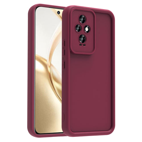 Honor 200 Kılıf Kamera Korumalı Zore Ananas Kılıf - Mürdüm