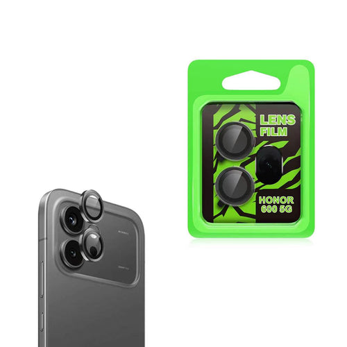 Honor 600 5G Zore CL-07 Kamera Lens Koruyucu - Siyah