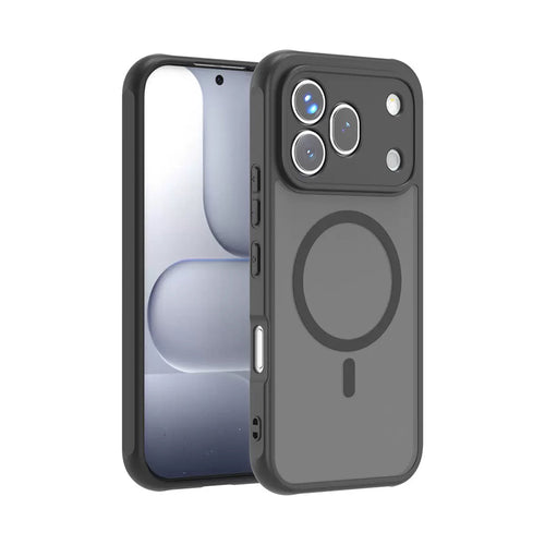 Honor 600 Pro 5G Kılıf M-Safe Şarj Özellikli Kamera Korumalı Zore Lunex Kılıf - Siyah