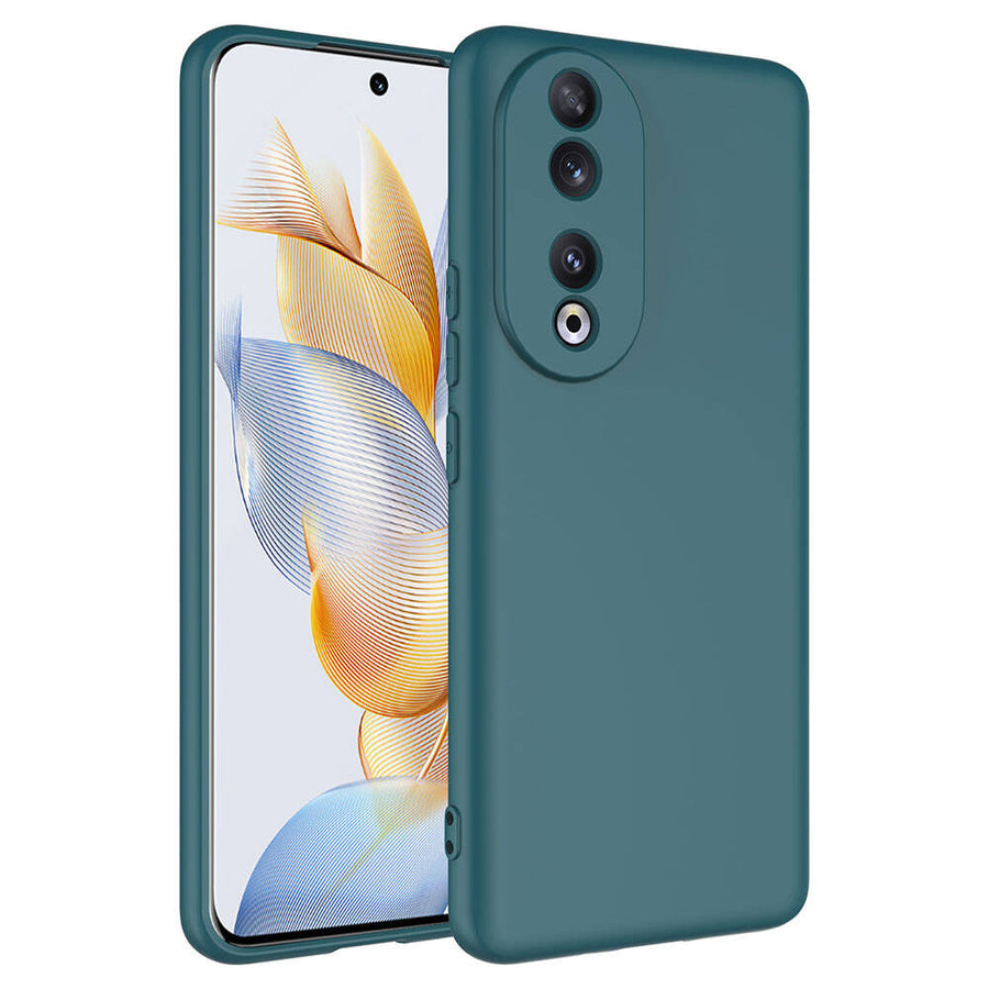 Honor 90 Kılıf Zore Mara Lansman Kılıf - Koyu Yeşil