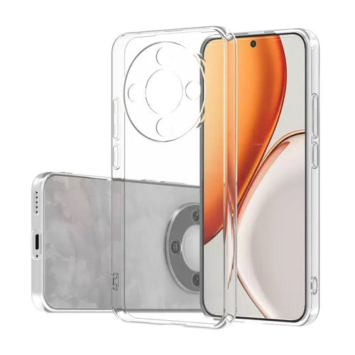 Honor Magic 8 Lite 5G Kılıf Zore Süper Silikon Kılıf - Şeffaf