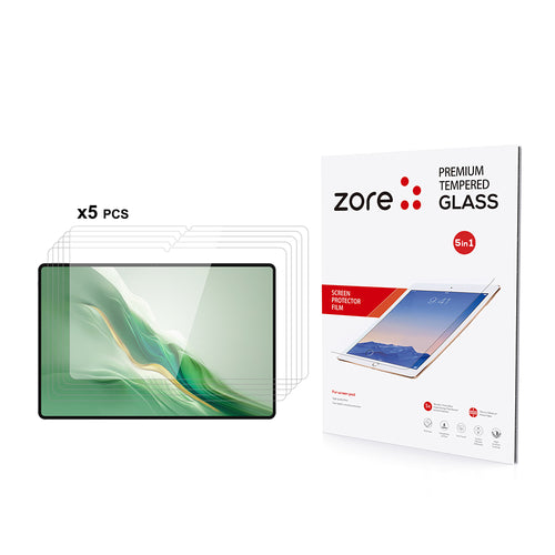 Honor Magic Pad 2 12.3 Zore 5in1 Tablet Temperli Cam Ekran Koruyucu - Şeffaf