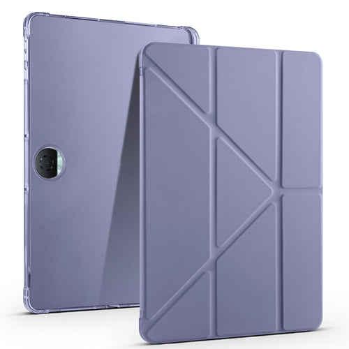 Honor Pad 9 Kılıf Zore Tri Folding Kalem Bölmeli Standlı Kılıf - Mor