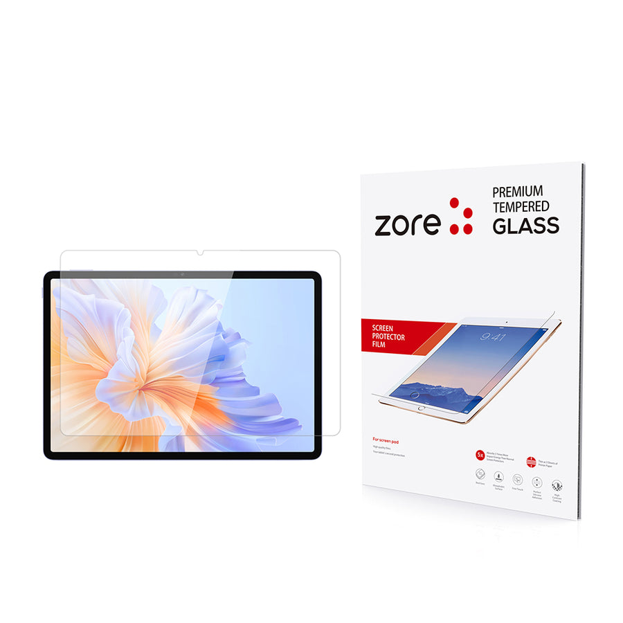 Honor Pad V9 Zore Tablet Temperli Cam Ekran Koruyucu - Şeffaf