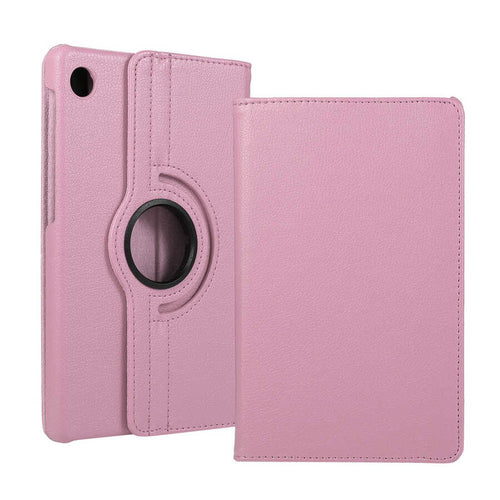 Honor Pad X8 Zore Dönebilen Standlı Kılıf - Pembe Açık