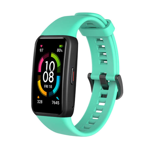 Huawei Band 6 Zore KRD-47 Silikon Kordon - Turkuaz