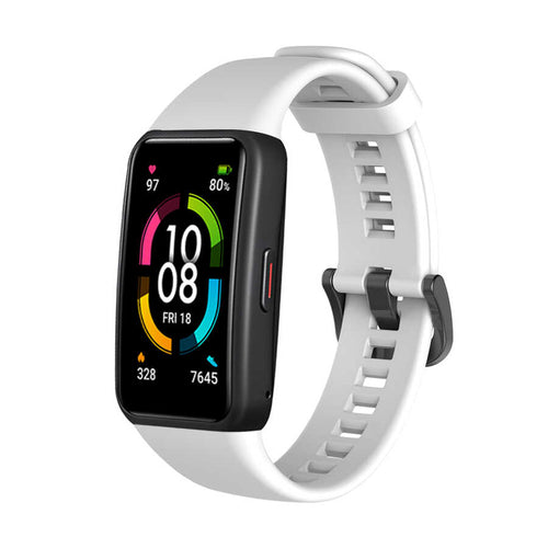 Huawei Band 6 Zore KRD-47 Silikon Kordon - Beyaz