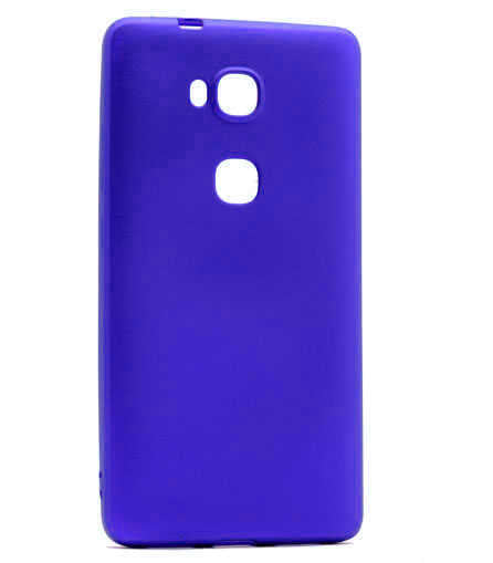 Huawei GR5 Kılıf Zore Premier Silikon Kılıf - Saks Mavi