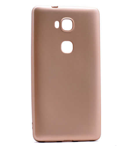 Huawei GR5 Kılıf Zore Premier Silikon Kılıf - Gold