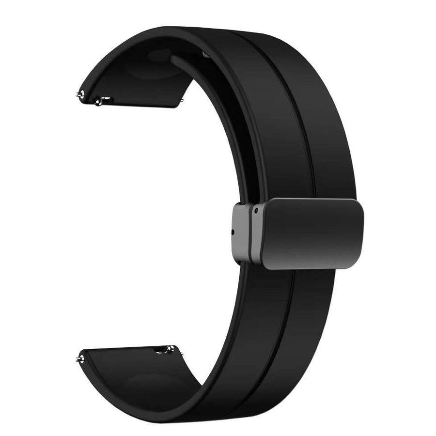 Huawei GT2 42mm KRD-84 20mm Silikon Kordon - Siyah