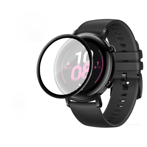 Huawei GT2 46mm Zore Eko PMMA Pet Saat Ekran Koruyucu - Siyah