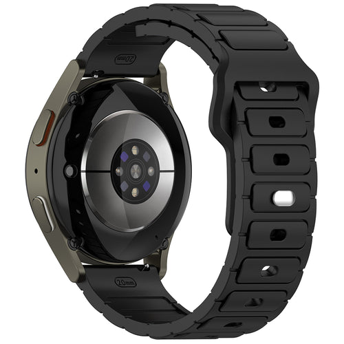 Huawei GT2 46mm Zore KRD-132 22mm Silikon Kordon Strap Kayış - Siyah