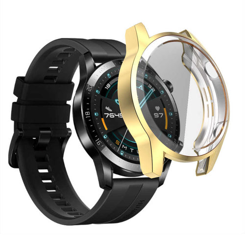 Huawei GT2 46mm Zore Watch Gard 02 Ekran Koruyucu - Gold