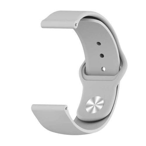 Huawei GT4 41mm KRD-11 18mm Silikon Kordon - Gri