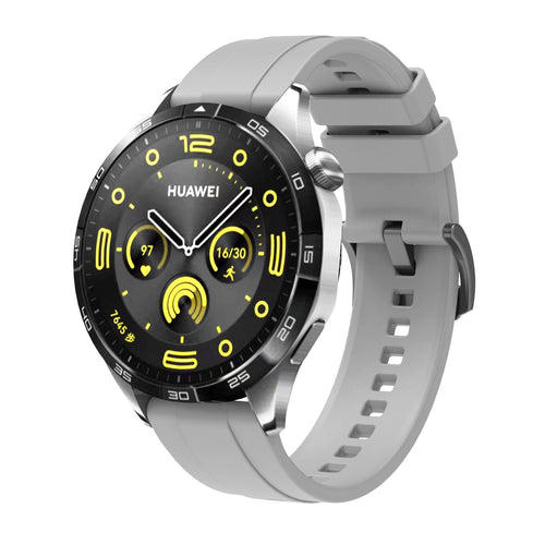 Huawei GT4 41mm Zore KRD-95 22mm Silikon Kordon - Gri