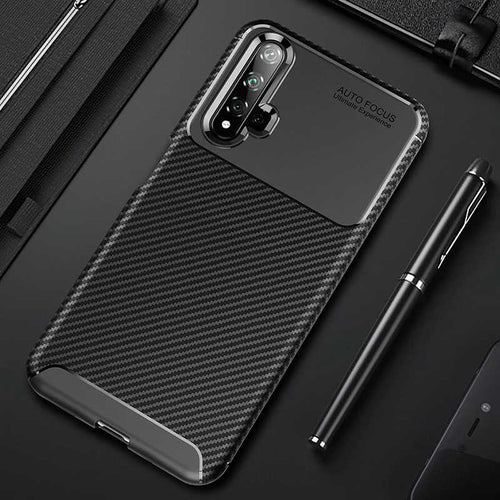 Huawei Honor 20 Kılıf Zore Negro Silikon Kılıf - Siyah