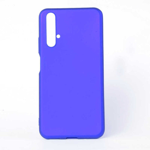 Huawei Honor 20 Kılıf Zore Premier Silikon Kılıf - Saks Mavi