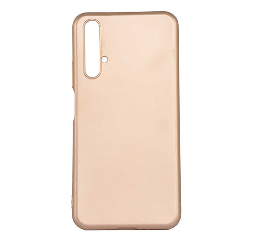 Huawei Honor 20 Kılıf Zore Premier Silikon Kılıf - Gold