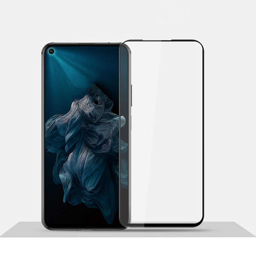 Huawei Honor 20 Zore Kenarları Kırılmaya Dayanıklı Cam Ekran Koruyucu - Siyah