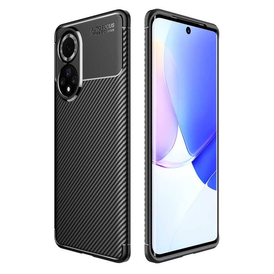 Huawei Honor 50 Kılıf Zore Negro Silikon Kılıf - Siyah