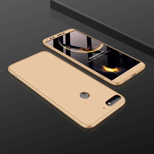 Huawei Y7 2018 Kılıf Zore Ays Kılıf - Gold