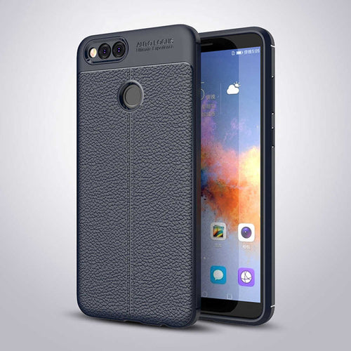 Huawei Honor 7X Kılıf Zore Niss Silikon Kılıf - Lacivert