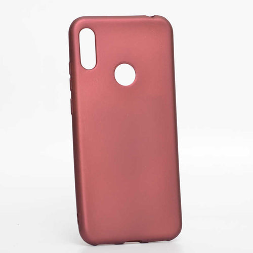 Huawei Honor 8A Kılıf Zore Premier Silikon Kılıf - Mürdüm