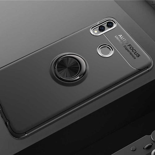 Huawei Honor 8C Kılıf Zore Ravel Silikon Kılıf - Siyah