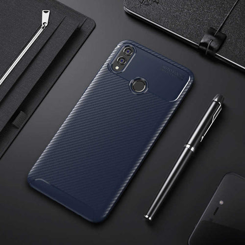 Huawei Honor 8X Kılıf Zore Negro Silikon Kılıf - Lacivert