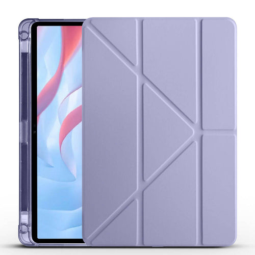 Huawei Honor Pad X8 Pro 11.5' Kılıf Zore Tri Folding Kalem Bölmeli Standlı Kılıf - Mor