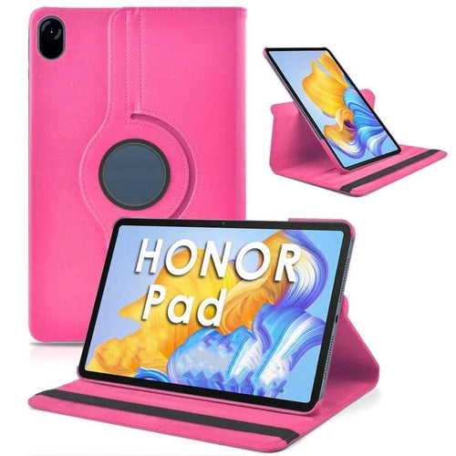 Huawei Honor Pad X8 Pro 11.5' Zore Dönebilen Standlı Kılıf - Pembe Koyu