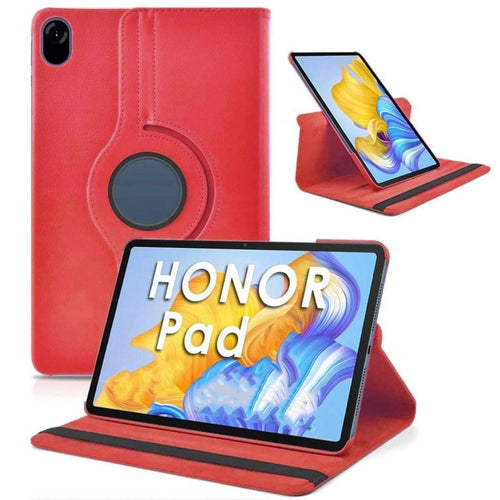 Huawei Honor Pad X8 Pro 11.5' Zore Dönebilen Standlı Kılıf - Kırmızı