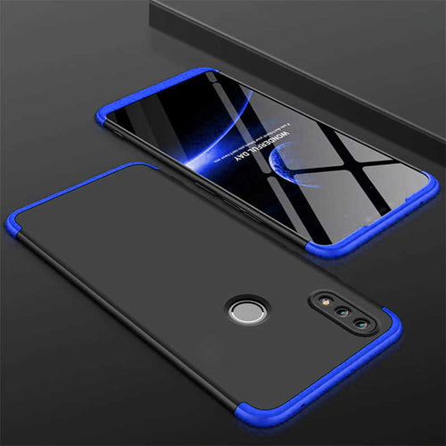 Huawei Honor Play Kılıf Zore Ays Kılıf - Siyah-Mavi